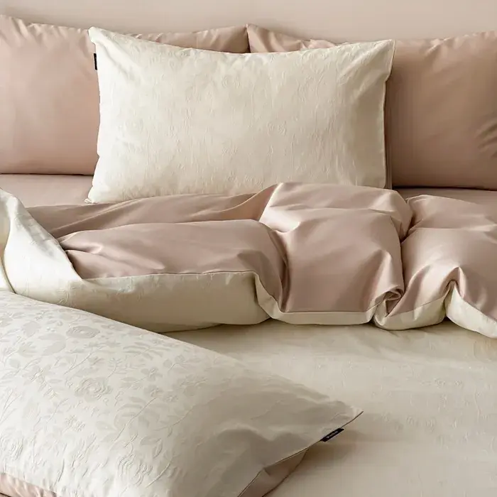 Air Jacquard Cotton Set in Ivory — alternate view