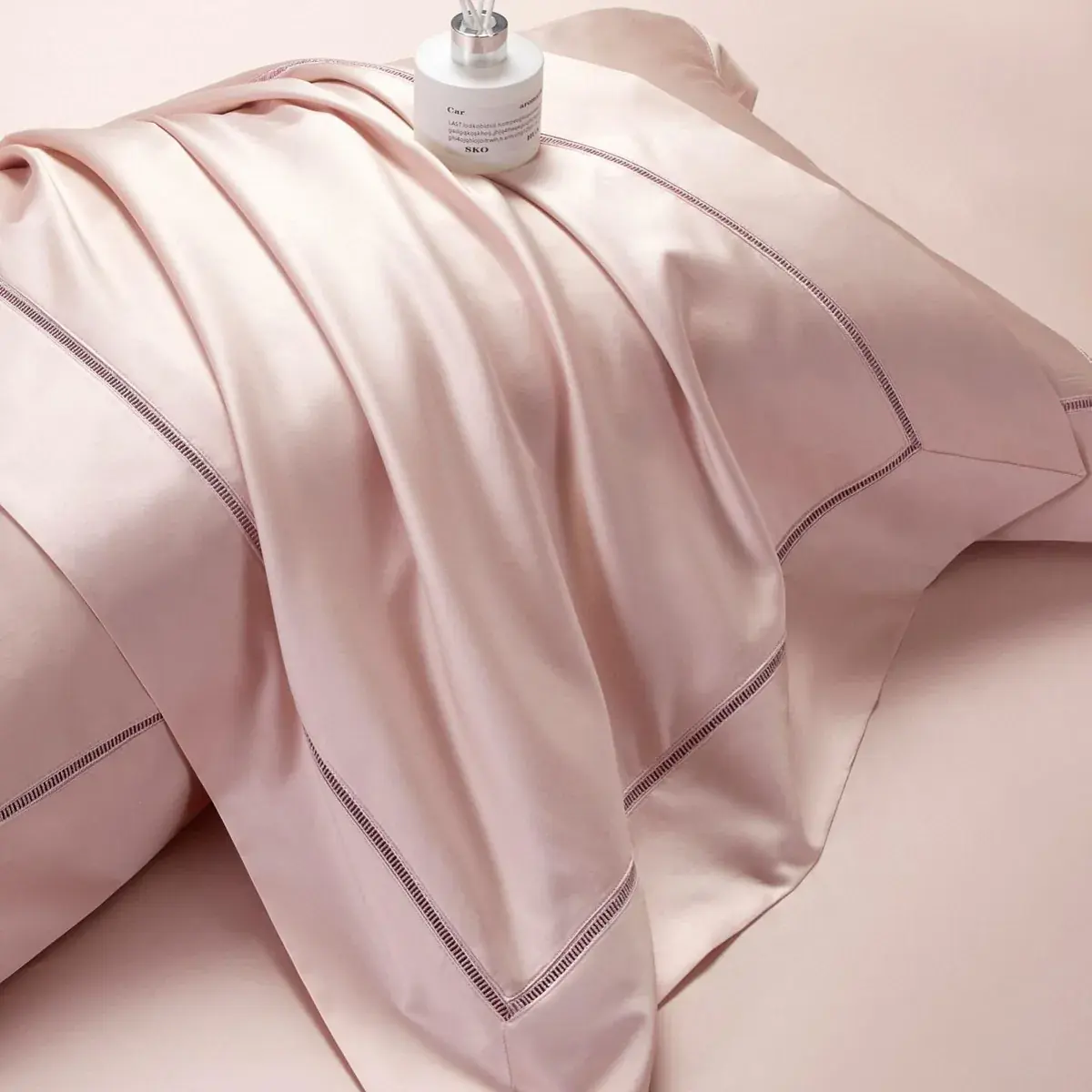 200s Cotton Sateen Set in Blush — alternate view