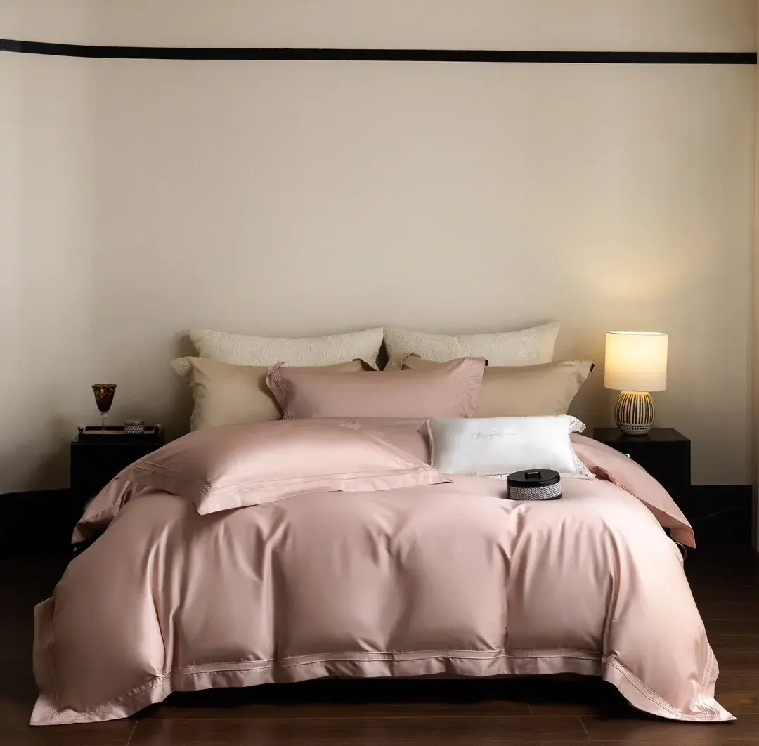 Blush Egyptian Cotton Bedding Set
