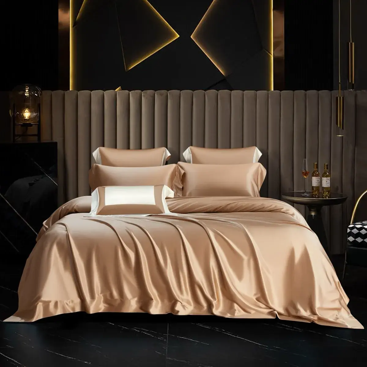 Camel Silk Bedding Set