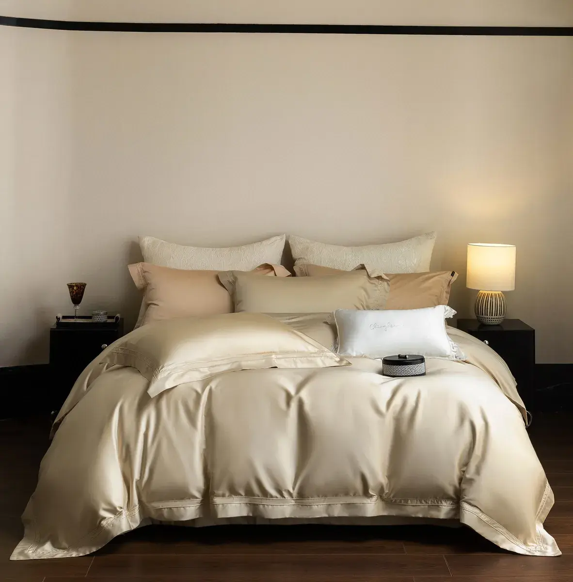 Champagne Egyptian Cotton Bedding Set