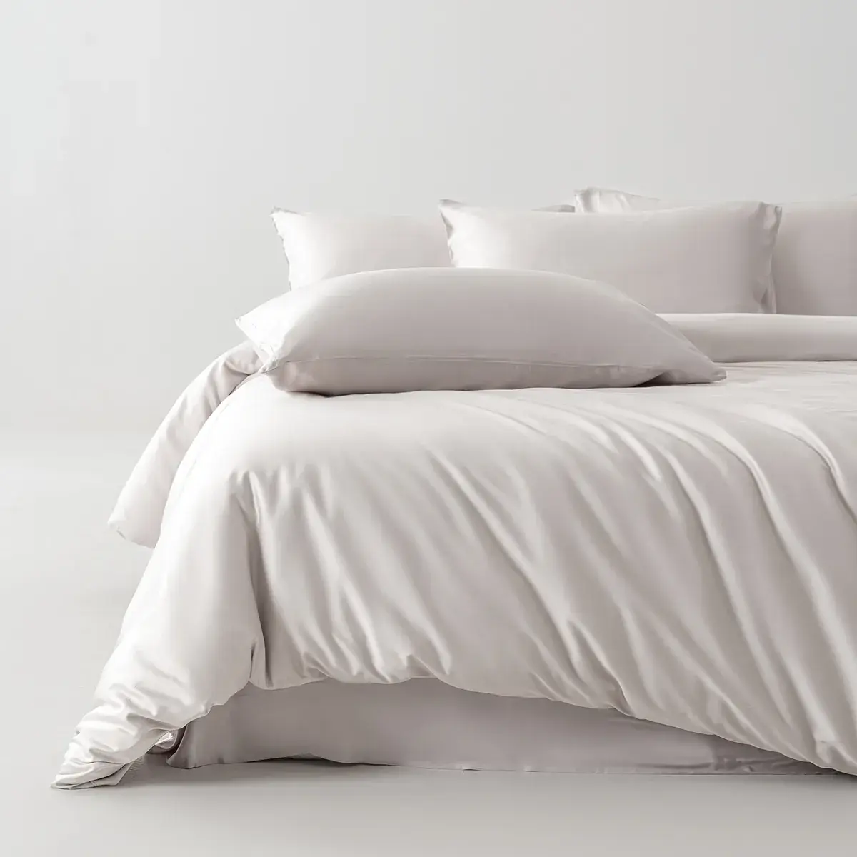Coconut Grey Bamboo Bedding Set — alternate view
