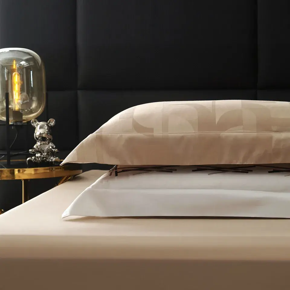 Geometric Egyptian Cotton Jacquard Set — alternate view