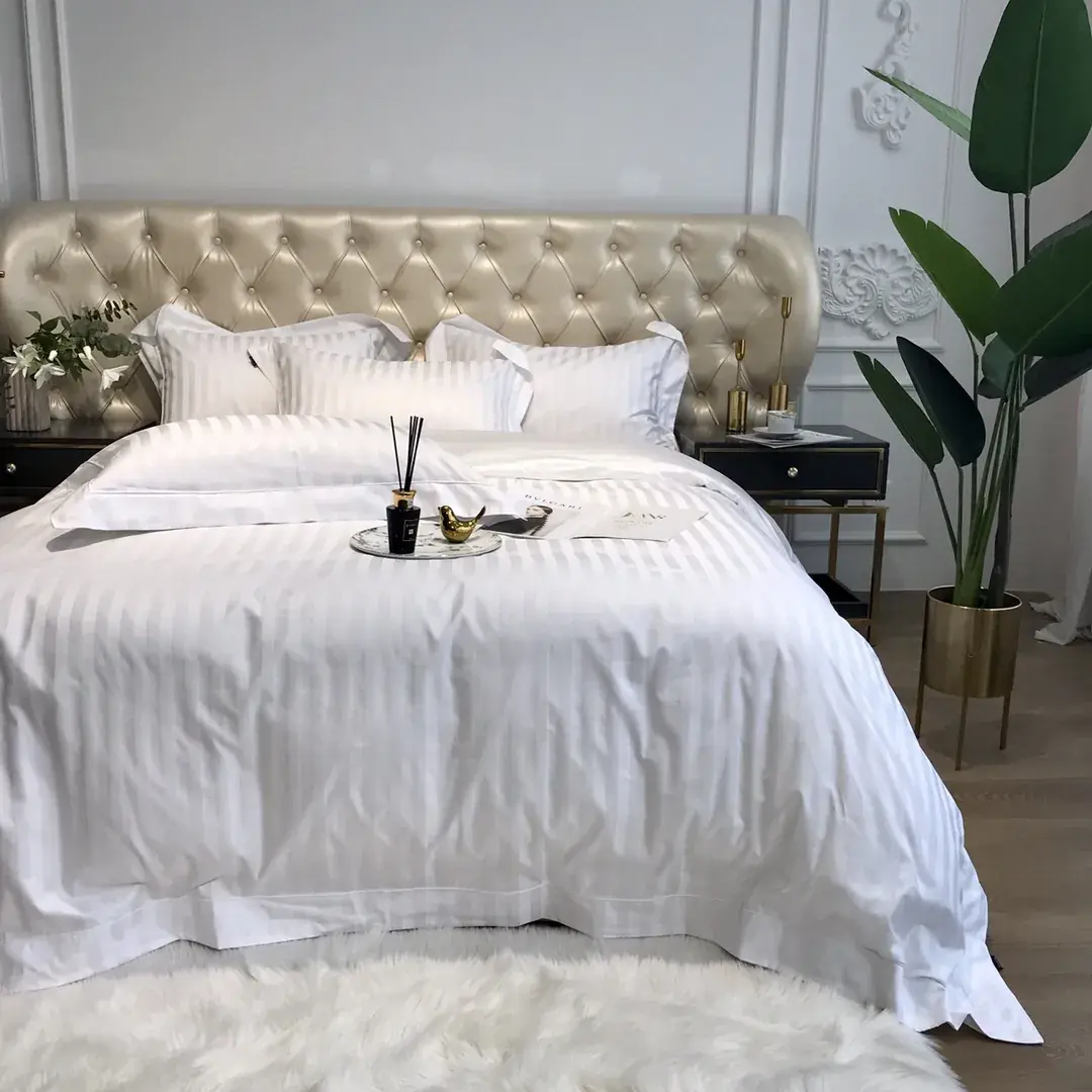 Hotel Stripe Egyptian Cotton Set — alternate view