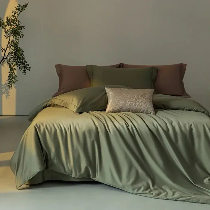 Olive Egyptian Cotton Bedding Set