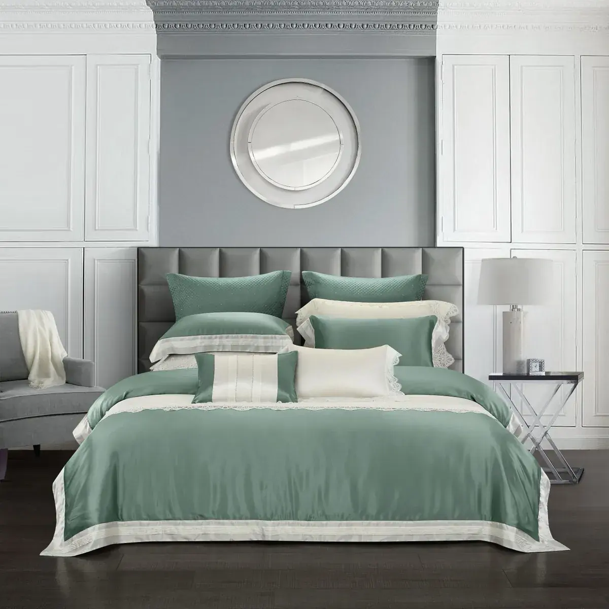 Sage Silk Bedding Set
