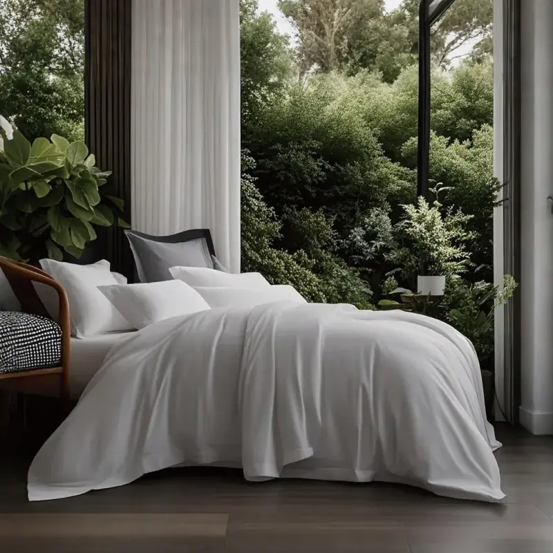 400 Thread Count Hotel Set in White — alternate view