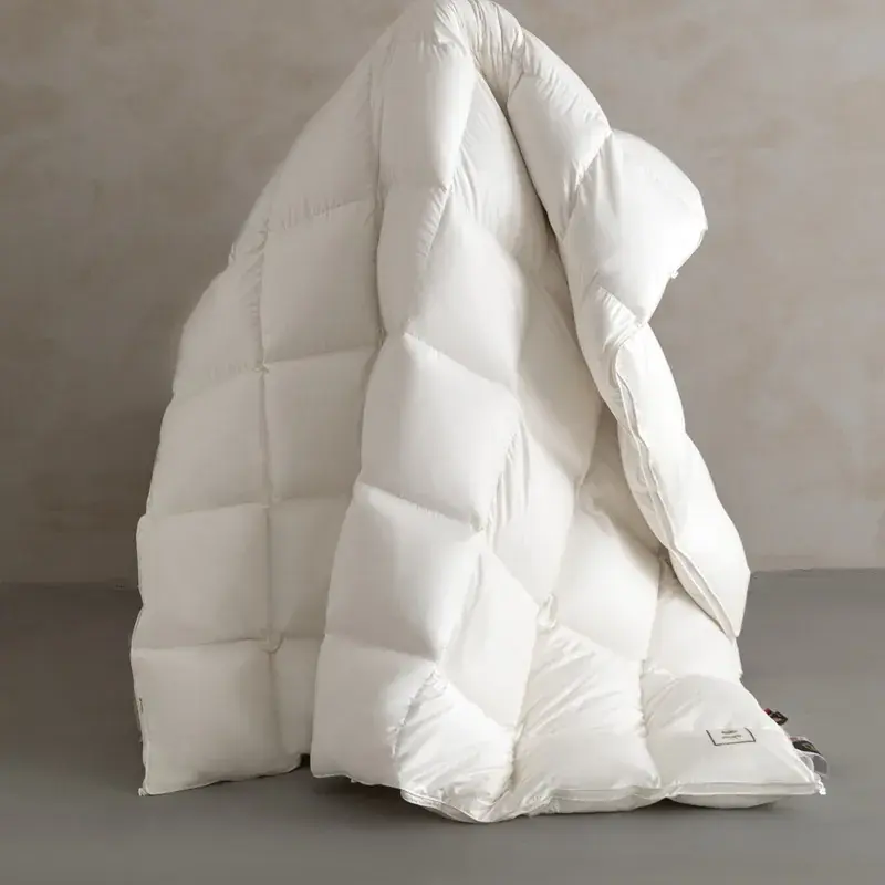 White Goose Down Winter Duvet — alternate view