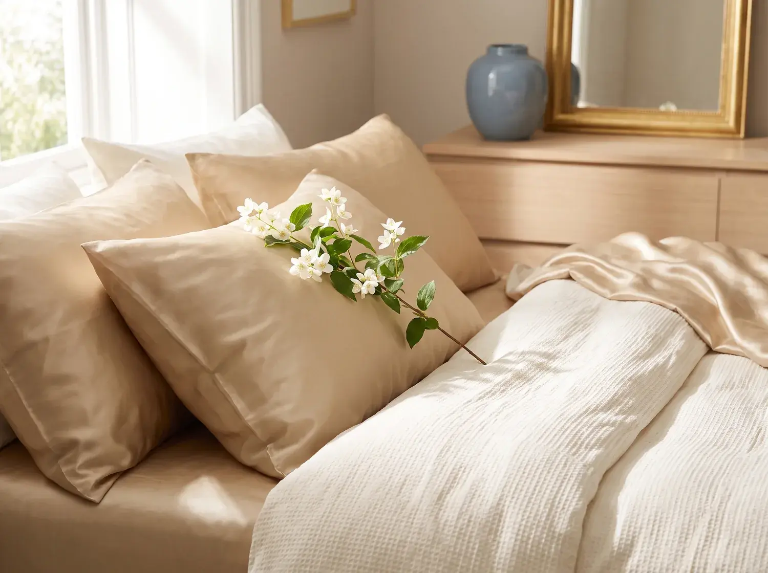 Mulberry Silk Pillowcase Pair — alternate view