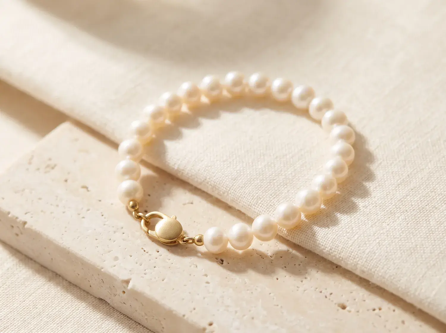 Pearl & Gold Vermeil Bracelet