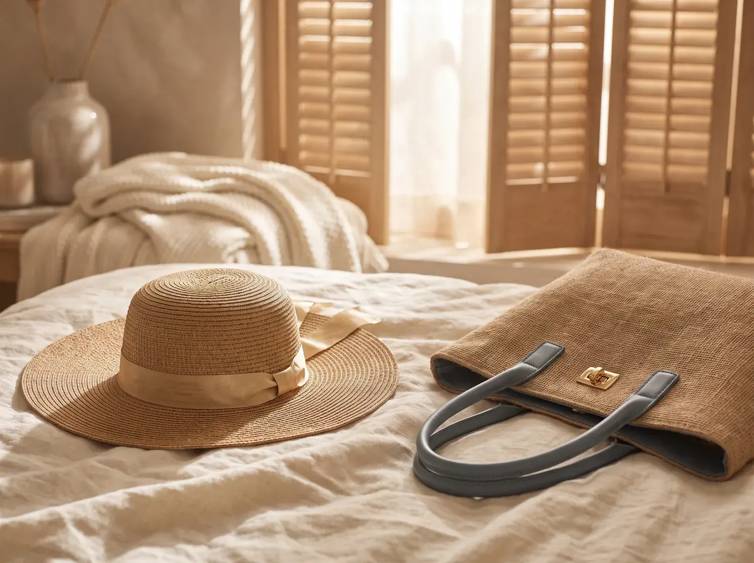 Raffia Sun Hat — alternate view