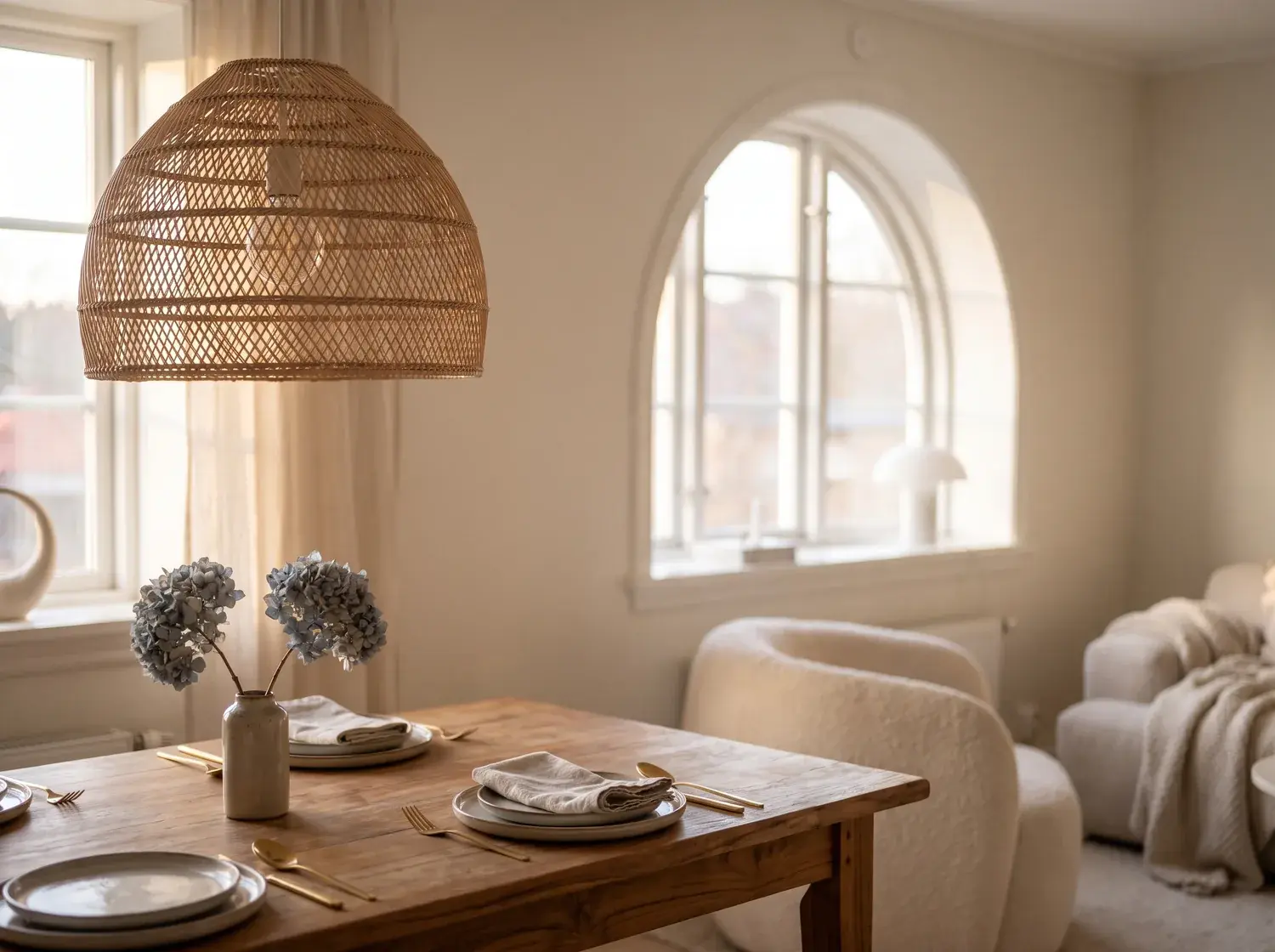 Rattan Pendant Light — alternate view